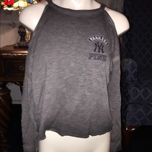 NWT - Pink by VS - Grey Yankee Blouse Size…